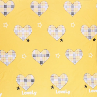 Постільна білизна бязь Gold «Sunny Love» (жовта)