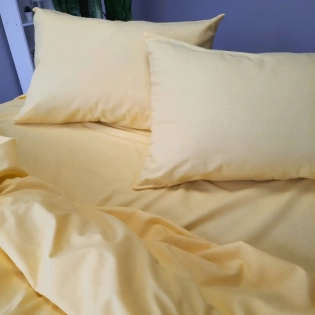 Постільна білизна однотонна Yellow
