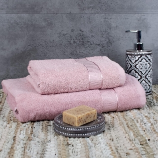 Рушники махрові Рожеві
